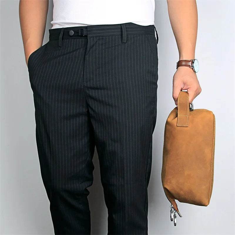 Vintage Crazy Horse Storage Clutch for Men & Women - VacationGrabs