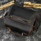 Retro Fashion DSLR Camera Leather Bag for Men Travel Handbag - VacationGrabs