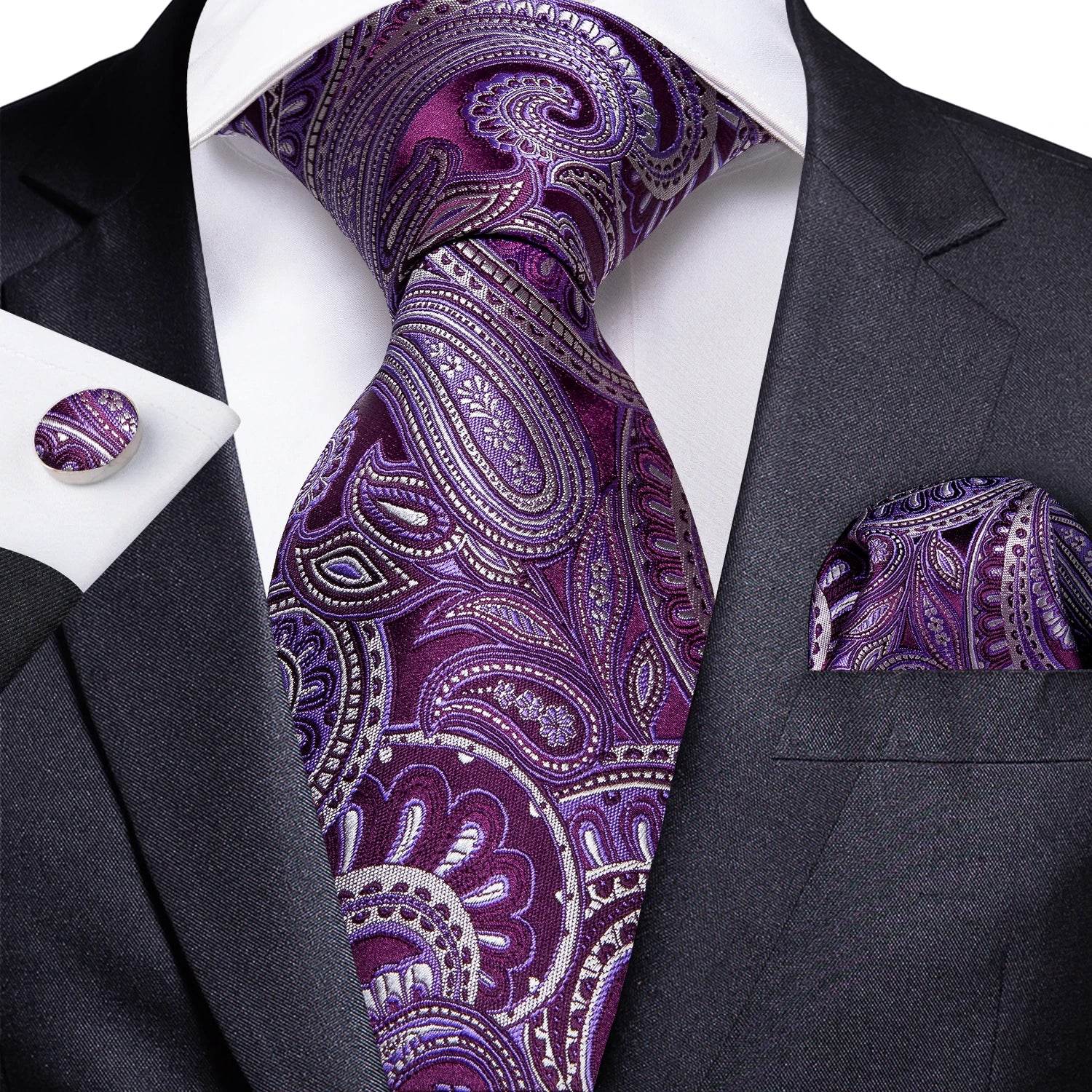 Striking Silk Tie Sets for Men - VacationGrabs
