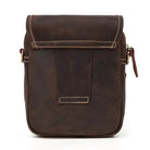 Vintage Leather Small Shoulder Waist Belt Bag for Men - VacationGrabs