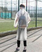 Transparent Raincoats Waterproof Rainwear Backpack - VacationGrabs