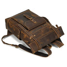 Vintage Men’s Leather Backpack Travel Laptop Anti-Theft Bag - VacationGrabs