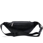 Genuine Leather Leather Chest Bag for Women Unisex Sports Fanny - VacationGrabs