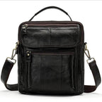 Casual Leather Shoulder Bag for Men Crossbody Messenger Handbag - VacationGrabs
