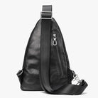 Design Men's Chest Bag Natural Cow Skin Summer Riding Crossbody - VacationGrabs