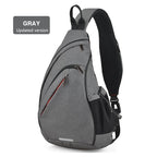 USB Charging Crossbody Bag — Water-Resistant Travel Sling