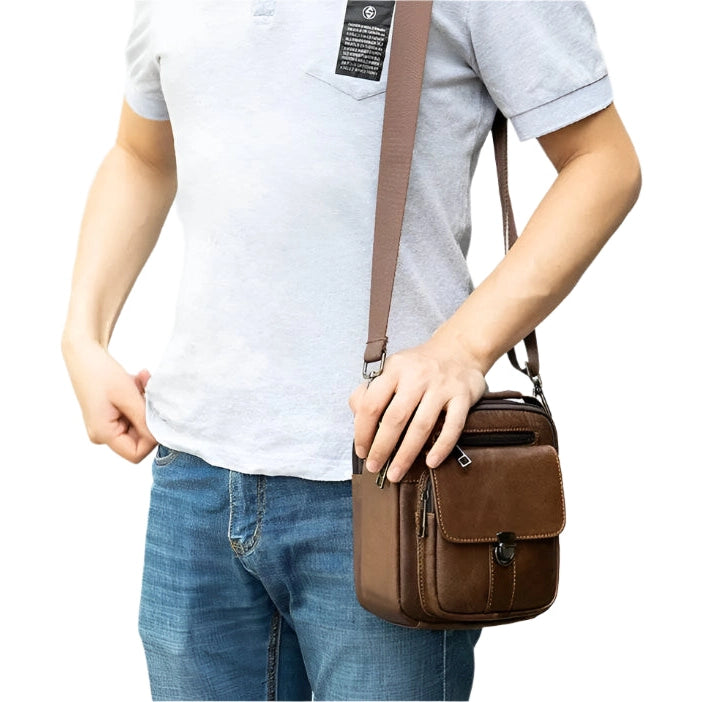 Mini Leather Crossbody Shoulder Bag for Outdoor Phone Pouch - VacationGrabs