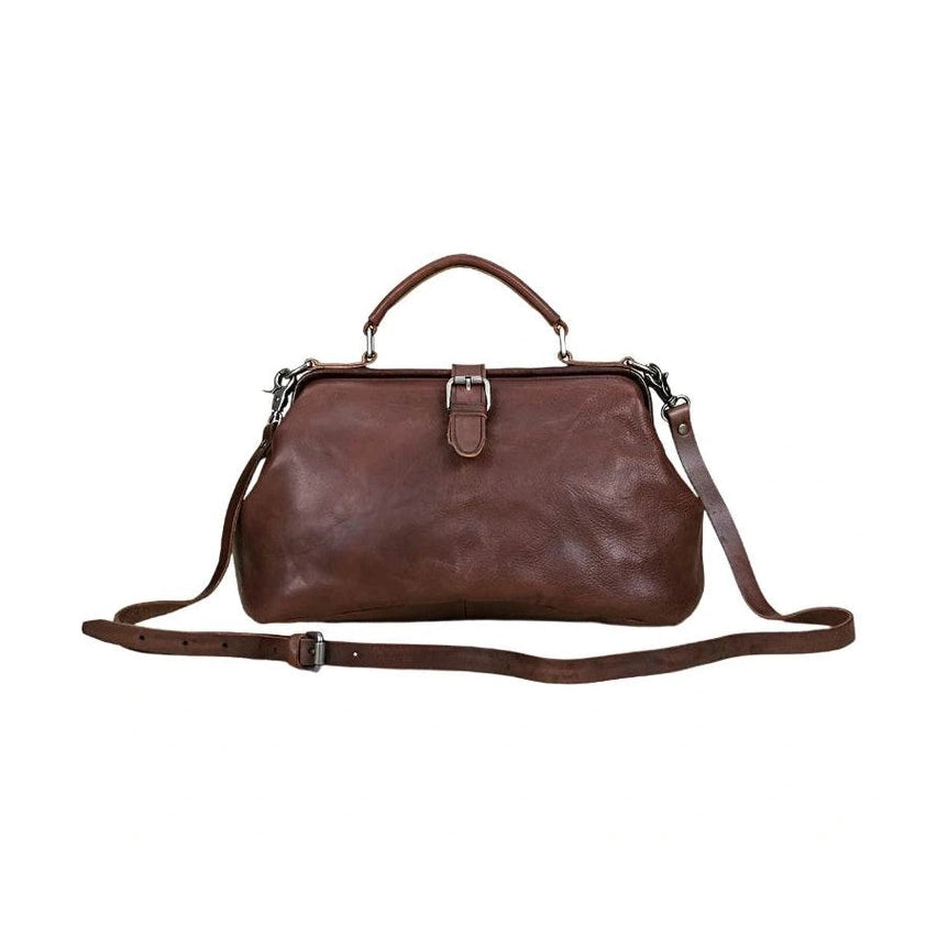 Luxury Genuine Leather Handbag Anti-Theft Shoulder Bag - VacationGrabs