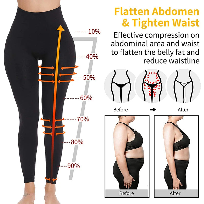 High Waist Tummy Control Shapewear Panties, Thigh Slimmer
