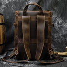 Large Leather Backpack Luxury Designer Laptop Travel Backpack - VacationGrabs