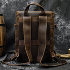 Large Leather Backpack Luxury Designer Laptop Travel Backpack - VacationGrabs