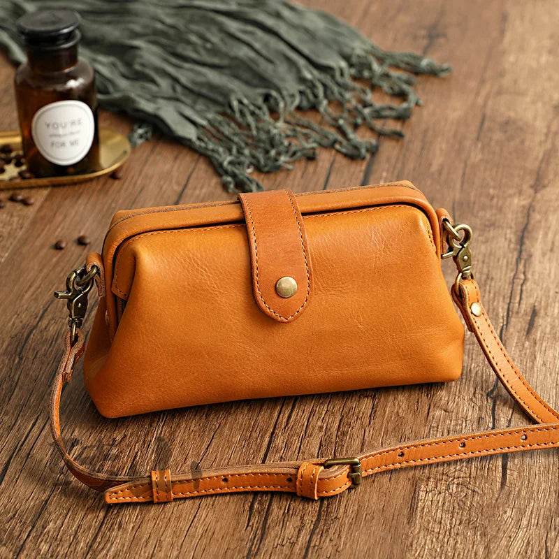 Fashionable Women’s Crossbody Bag Small Genuine Leather Bag - VacationGrabs