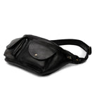 Large Chest Bag Genuine Leather Crossbody Sling Outdoor Bag Men - VacationGrabs