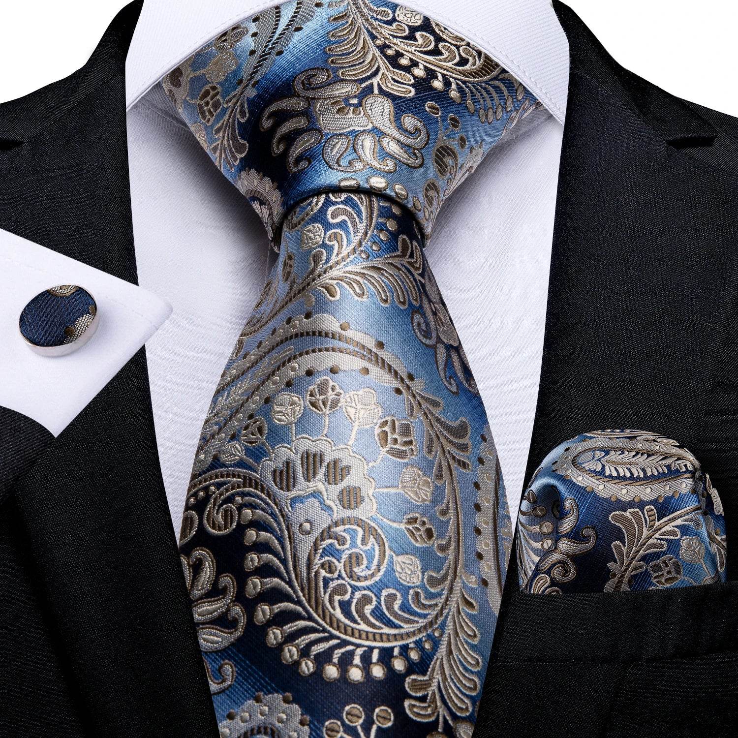 Striking Silk Tie Sets for Men - VacationGrabs