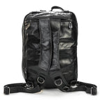 Mens Genuine Leather 3-in-1 Backpack-Briefcase-Shoulder Bag - VacationGrabs