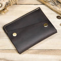 Crazy Horse Leather Wallet High Quality Slim Cardholder for Men - VacationGrabs