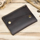 Crazy Horse Leather Wallet High Quality Slim Cardholder for Men - VacationGrabs