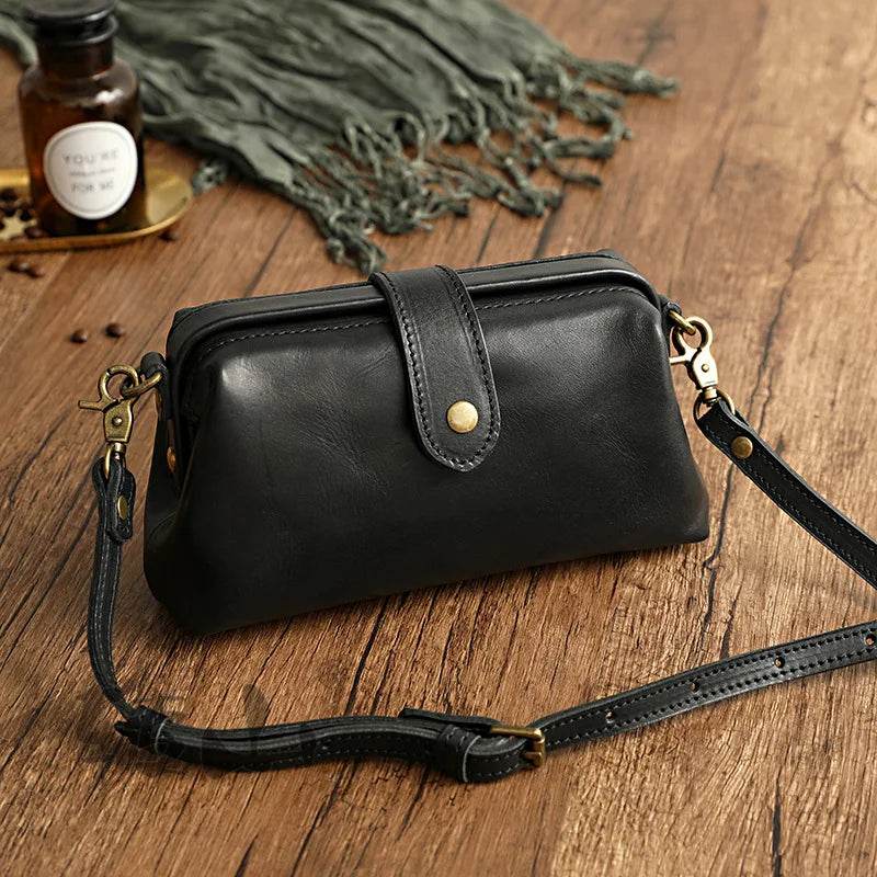 Fashionable Women’s Crossbody Bag Small Genuine Leather Bag - VacationGrabs