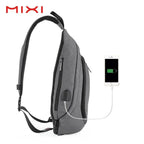 USB Charging Crossbody Bag — Water-Resistant Travel Sling