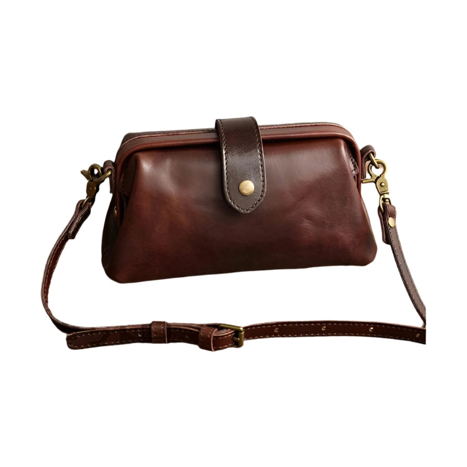 Fashionable Women’s Crossbody Bag Small Genuine Leather Bag - VacationGrabs