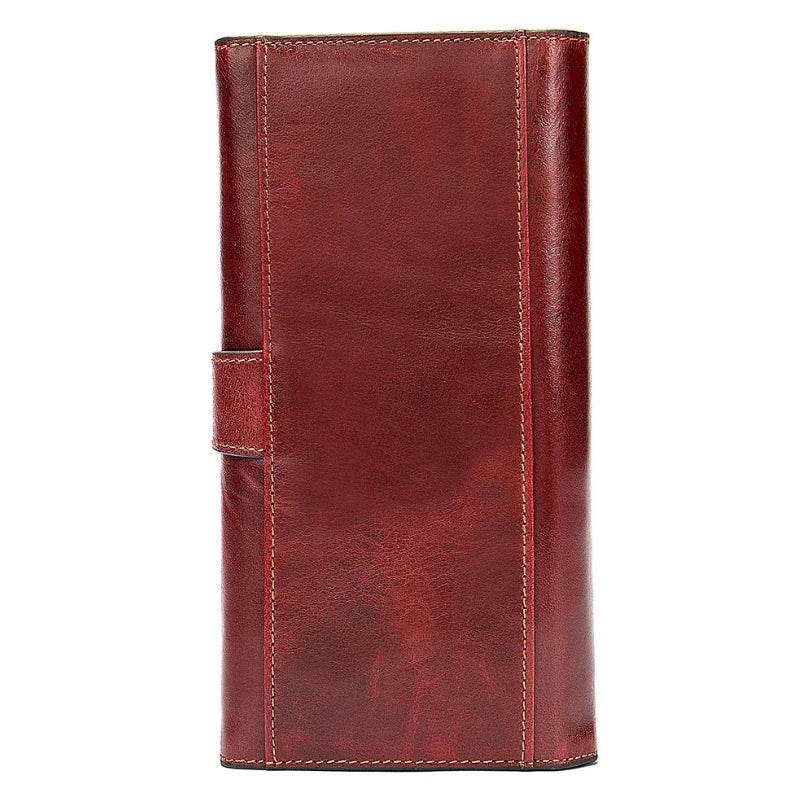 Luxury Designer Leather Notecase Clutch for Evening Party - VacationGrabs