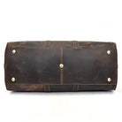 Vintage Genuine Leather Travel Bag Weekend Duffels - VacationGrabs