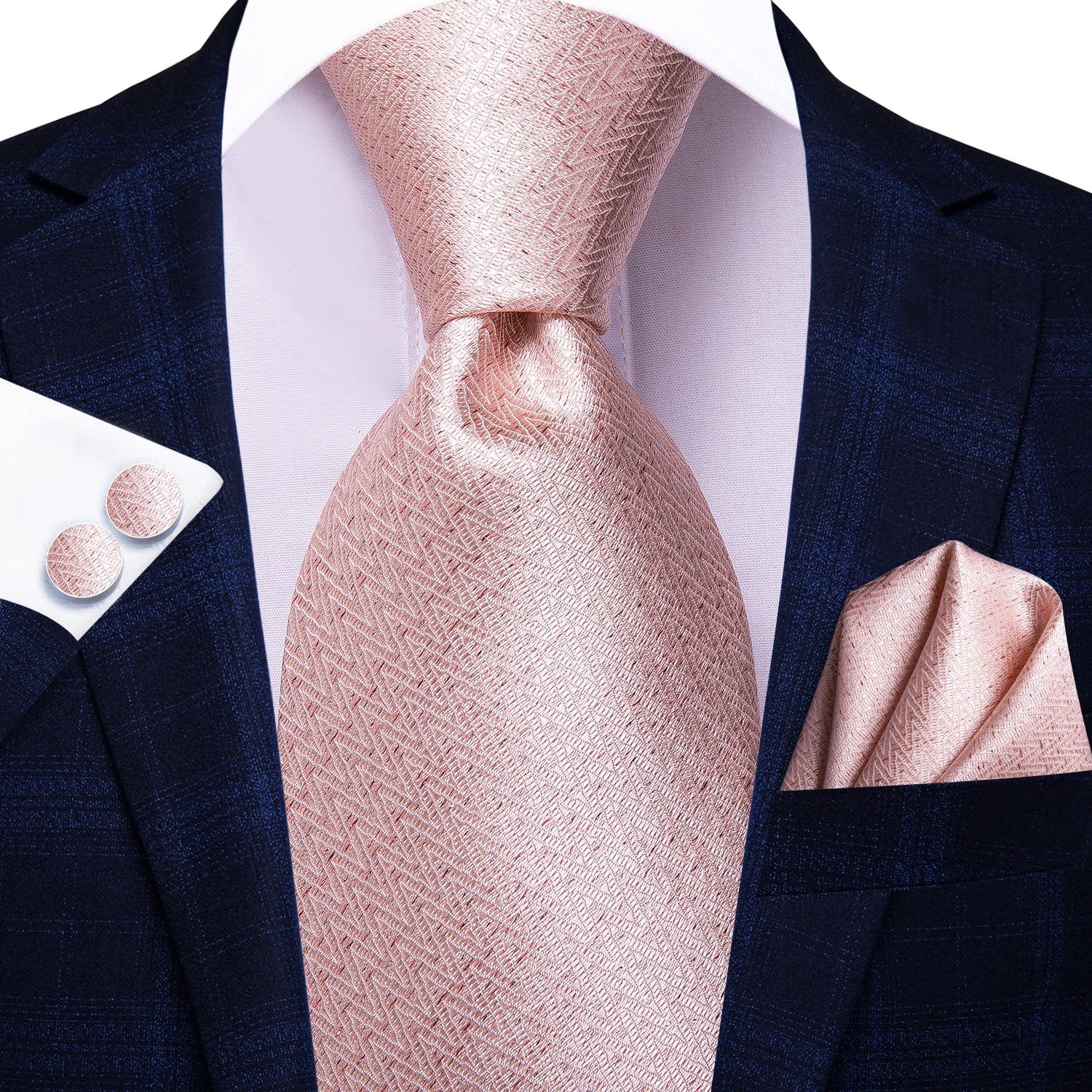 Men's Black Silk Paisley Tie for Travel-Friendly Style
