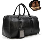 Cow Leather Luxury Travel Bag Weekender for Men and Women - VacationGrabs