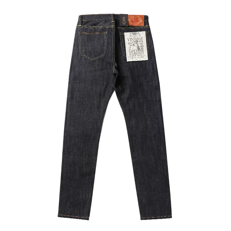 Red Tornado Heavy Weight Indigo Selvage Unwashed Pants Unsanforised Thick Raw Denim Jean