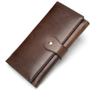 Luxury Designer Leather Notecase Clutch for Evening Party - VacationGrabs