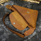 Retro Genuine Leather Crossbody Sling Bag for Men