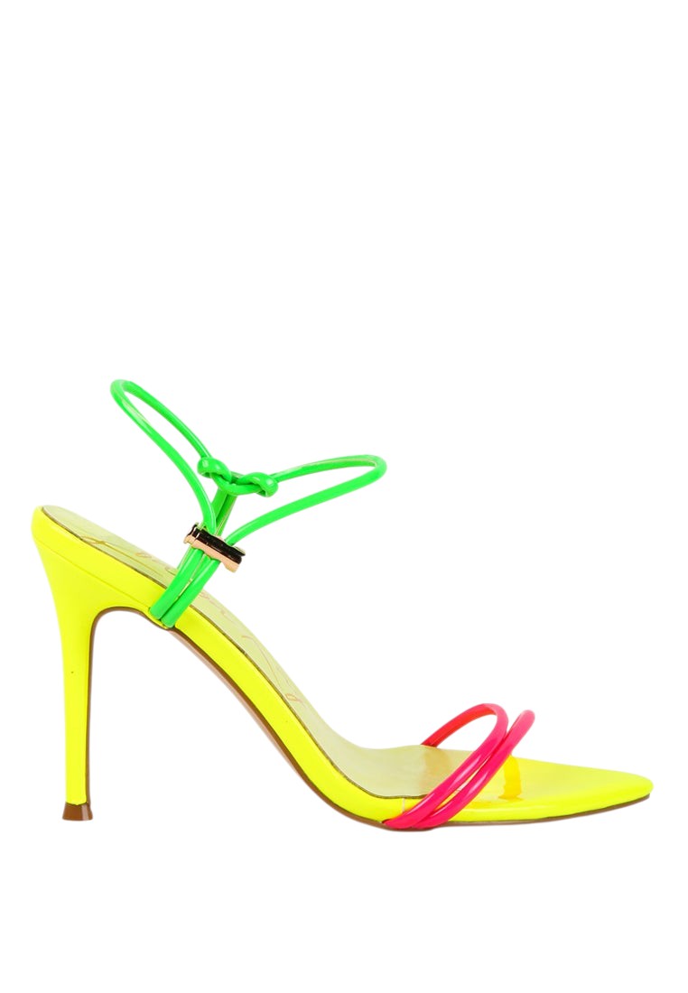 High Porch Drawstring Band Stiletto Sandals
