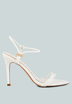 High Porch Drawstring Band Stiletto Sandals