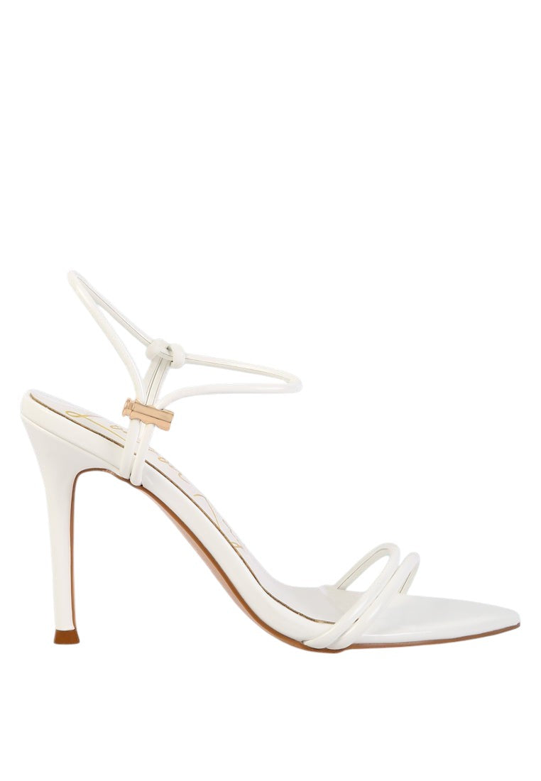 High Porch Drawstring Band Stiletto Sandals