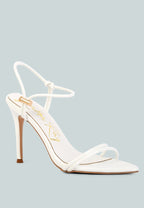 High Porch Drawstring Band Stiletto Sandals