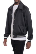Luxe Satin Bomber Jacket