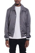 Luxe Satin Bomber Jacket