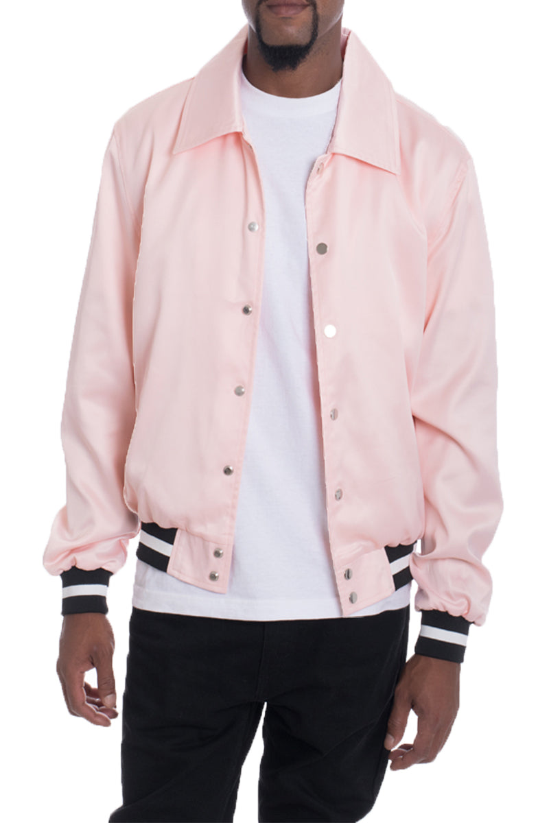 Luxe Satin Bomber Jacket
