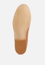 Holda Horsebit Embelished Loafers With Stitch Detail