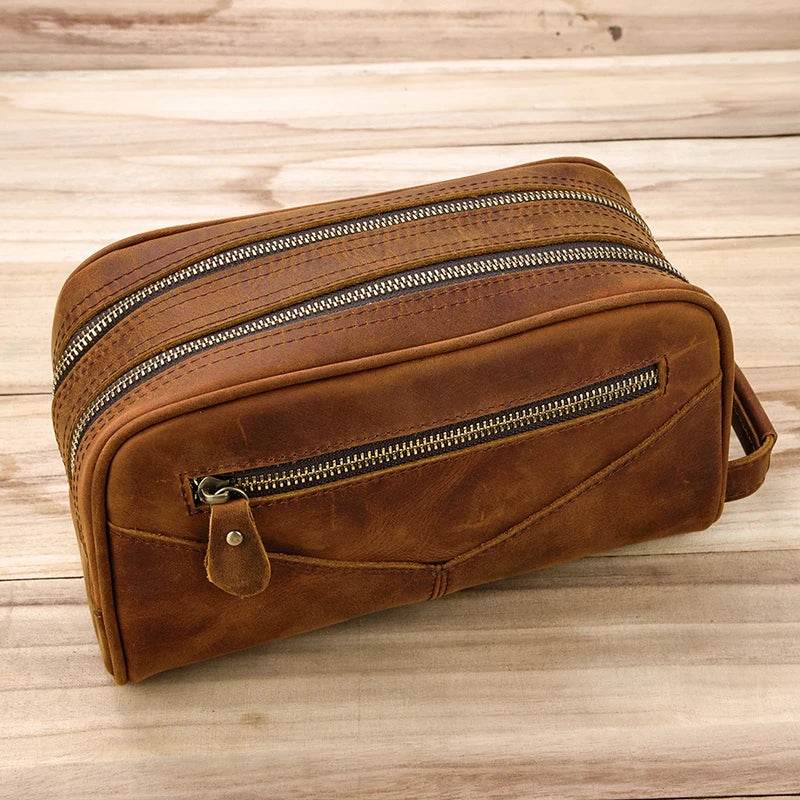 Leather Clutch Wallet | Organizer, Day Bag - VacationGrabs