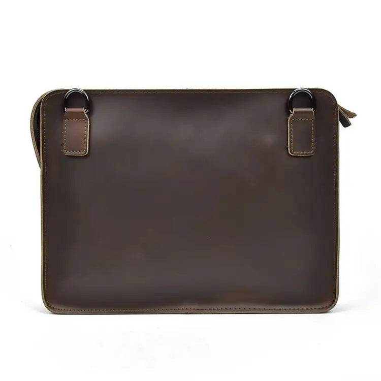 Leather Clutch Bag iPad Tablet Cover Bag with Shoulder Strap - VacationGrabs