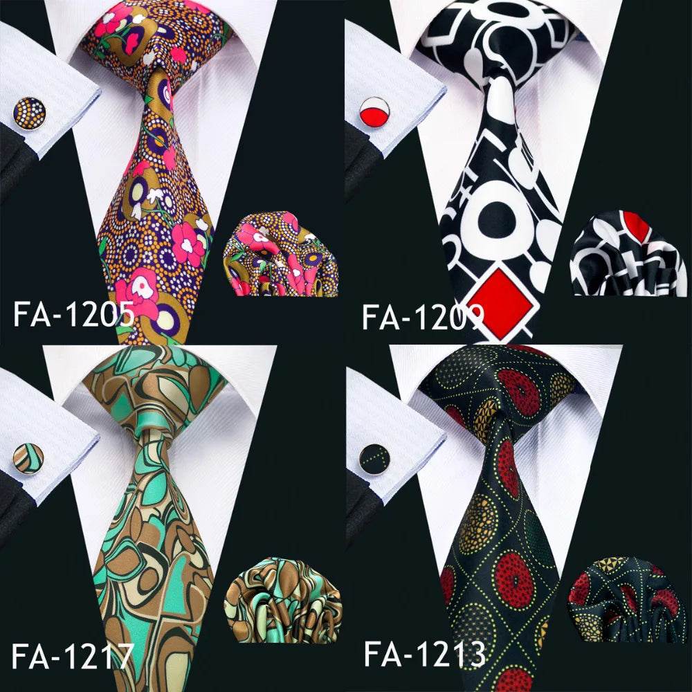Mens Colorful Neckties Stylish & Versatile - VacationGrabs