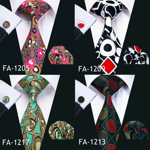 Mens Colorful Neckties Stylish & Versatile - VacationGrabs