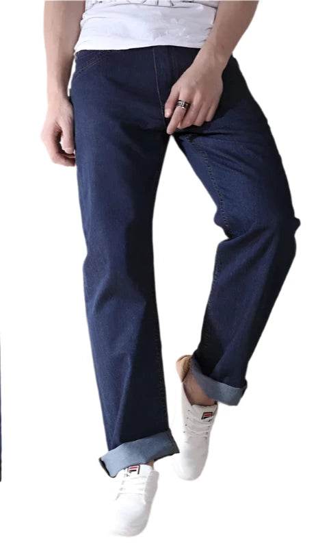 Mens Straight Loose Baggy Jeans Pants - VacationGrabs