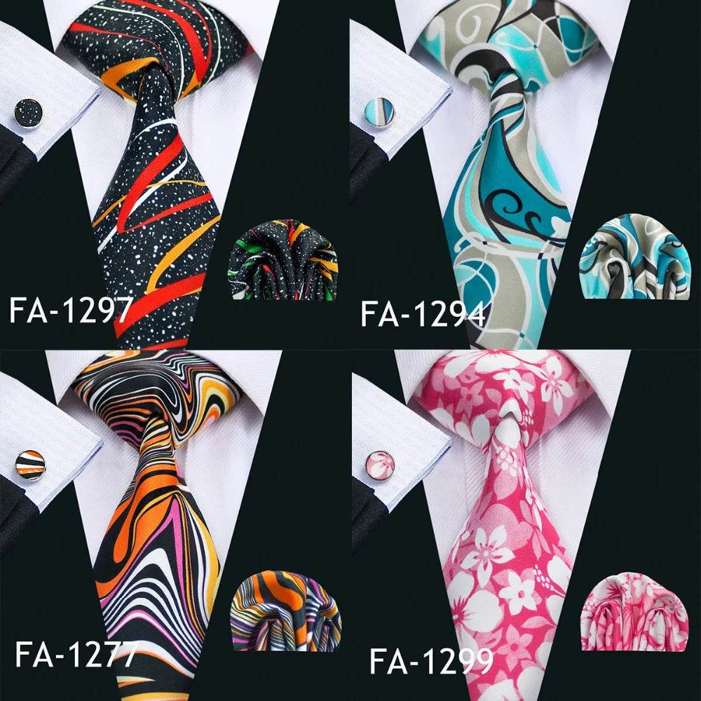 Mens Colorful Neckties Stylish & Versatile - VacationGrabs