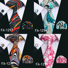 Mens Colorful Neckties Stylish & Versatile - VacationGrabs
