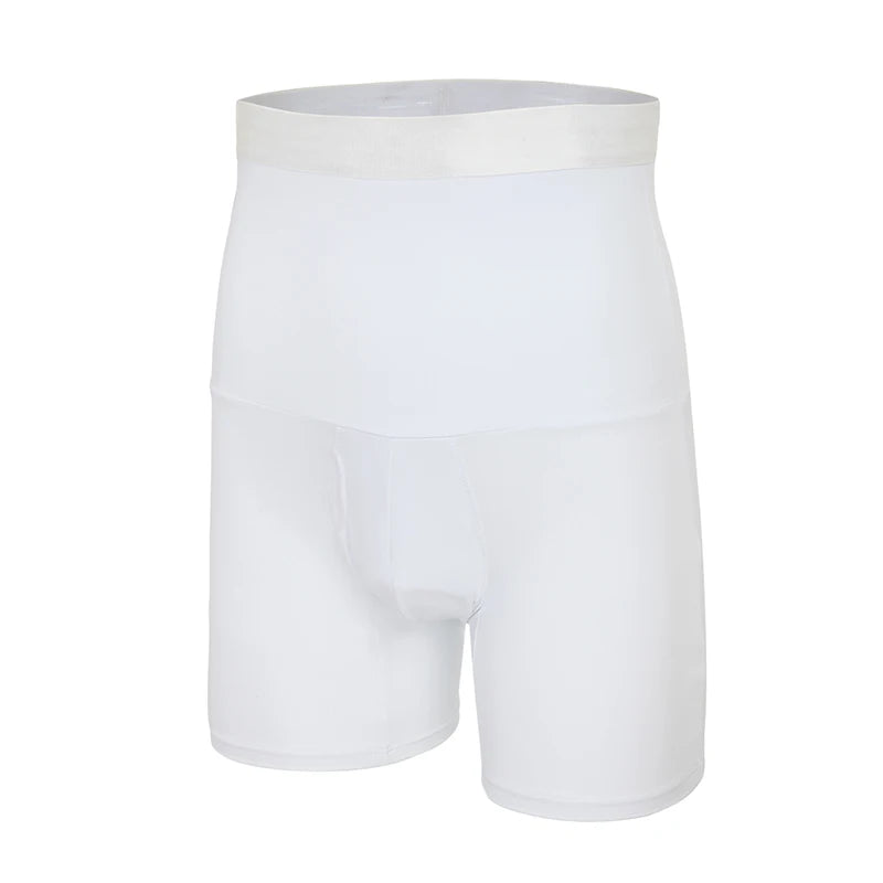 Men's High-Waist Tummy Control Shaper Boxer Briefs