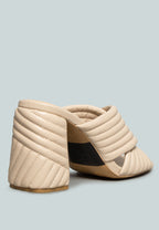 Hutton Vintage Quilted High Heeled Sandal