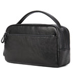 Soft Cowhide Business Handbag Large Capacity Leather Casual Clutch - VacationGrabs