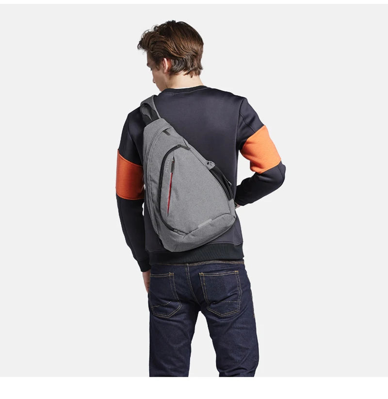 USB Charging Crossbody Bag — Water-Resistant Travel Sling